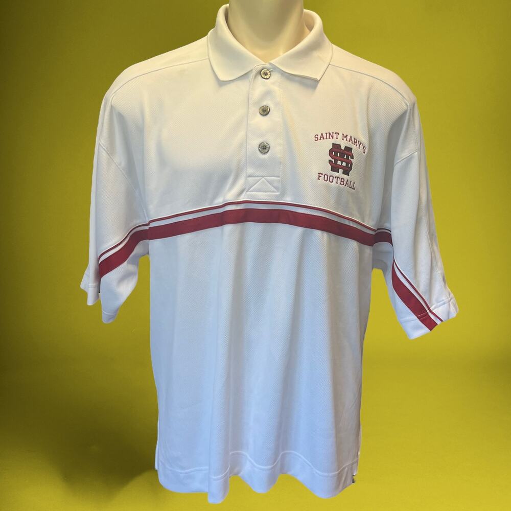 XXL Pro Celebrity Big n' Tall Saint Mary's Football Performance Polo Shirt G-09